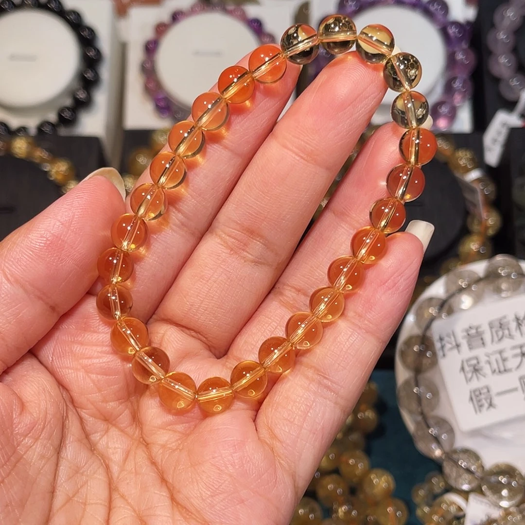 水晶手串未镶嵌黄水晶7