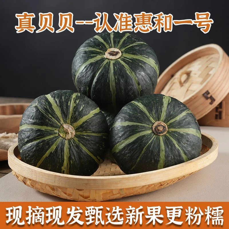 惠和一号贝贝南瓜高端贝贝南瓜惠和一号南瓜进口品种包邮