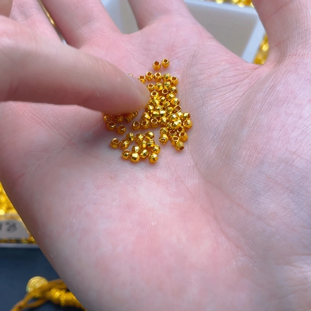 锆石铜合金镭射珠蹦迪珠3mm50颗