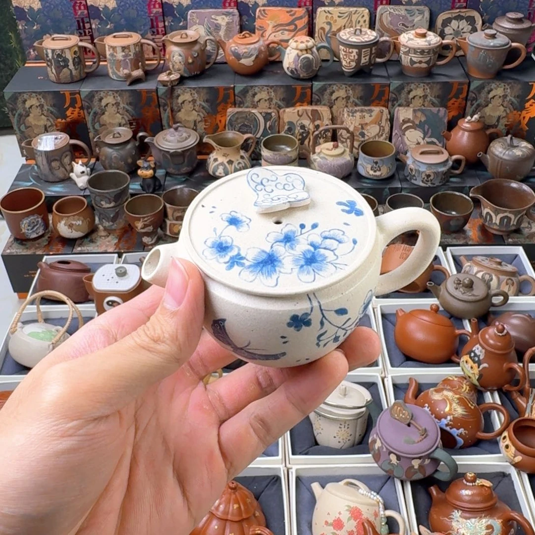 茶壶紫砂150ml原矿精工半手