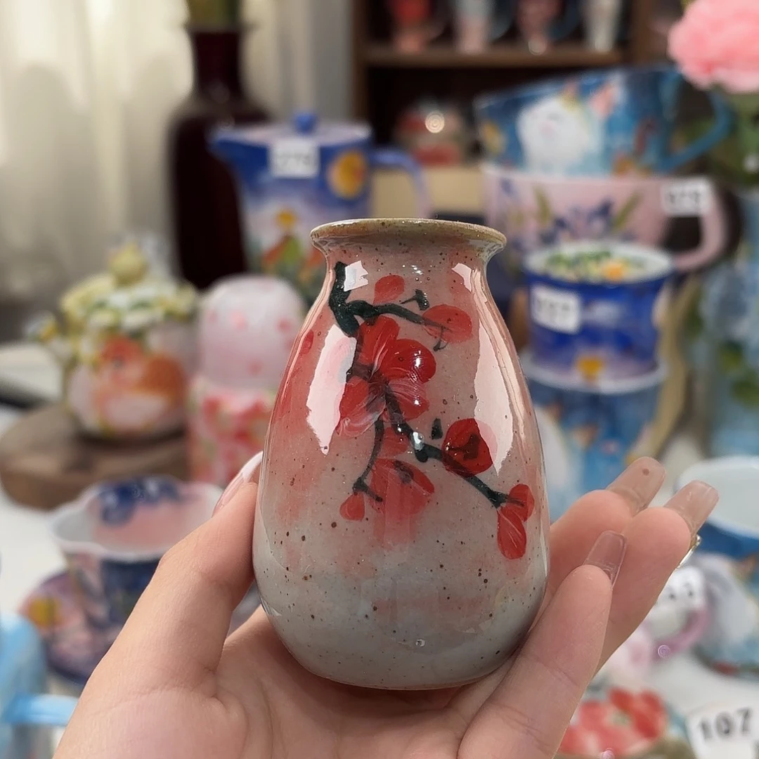 瓷片景德镇手绘高温釉下彩陶瓷茶具