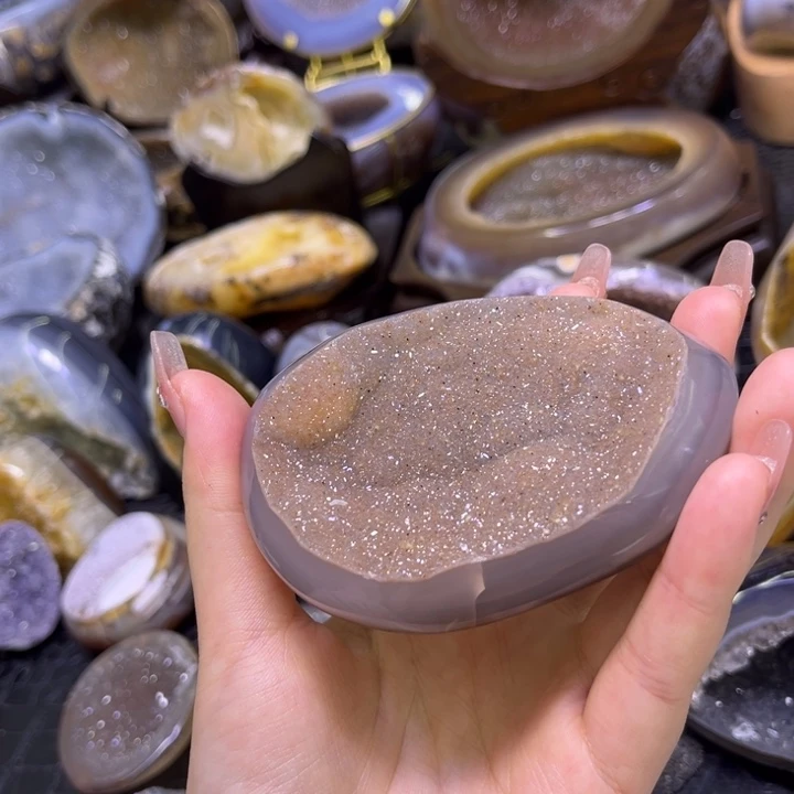 水晶发饰未镶嵌精抛花盘