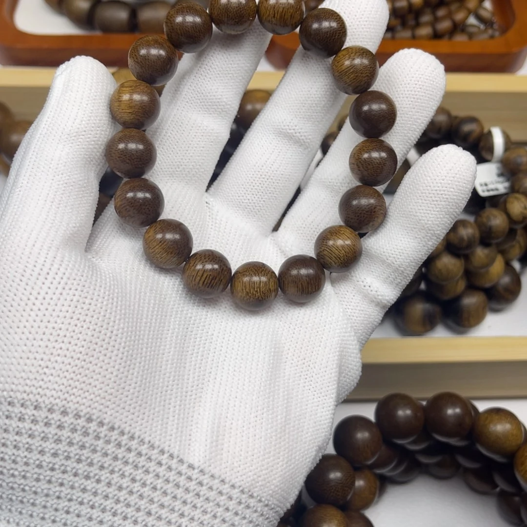 鸿***头沉香手串越南芽庄黄棋楠1.2