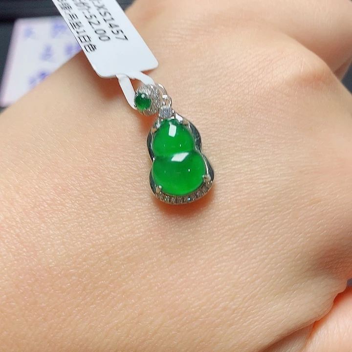 银S925镶嵌戒指翡翠