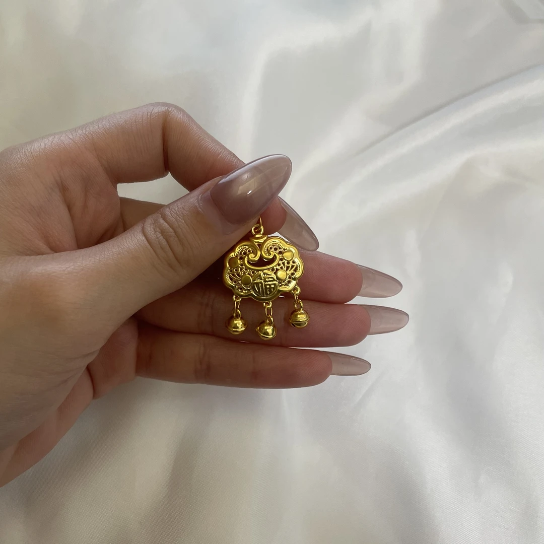 【足金999】锁包 5D工艺时尚百搭