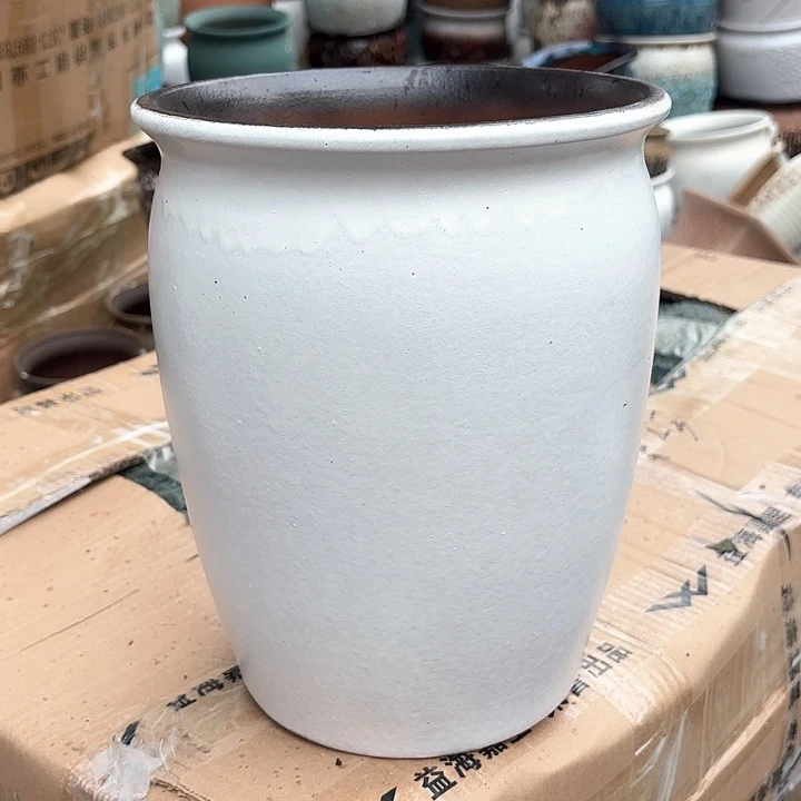 紫砂茶碗白口径20高度25.5