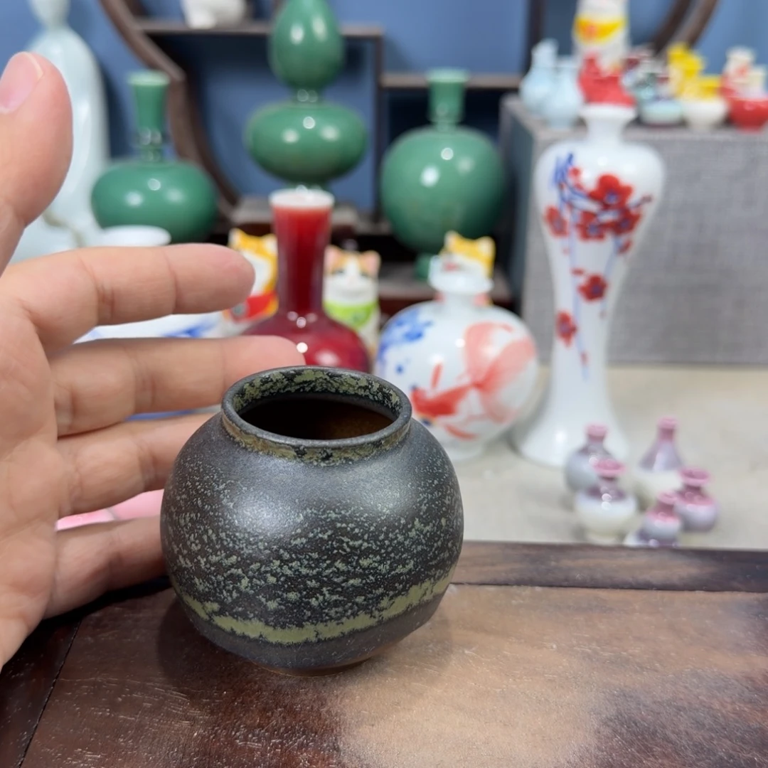 陶瓷手工小花器摆件