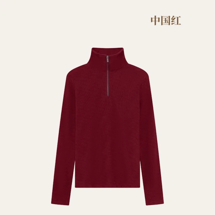 【5183女款】德绒保暖女士打底户外拉链百搭长袖绒衫卫衣套头