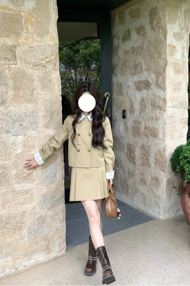 【暖绒染秋套装】品质女装洋气出行时尚休闲财阀千金小众老钱风