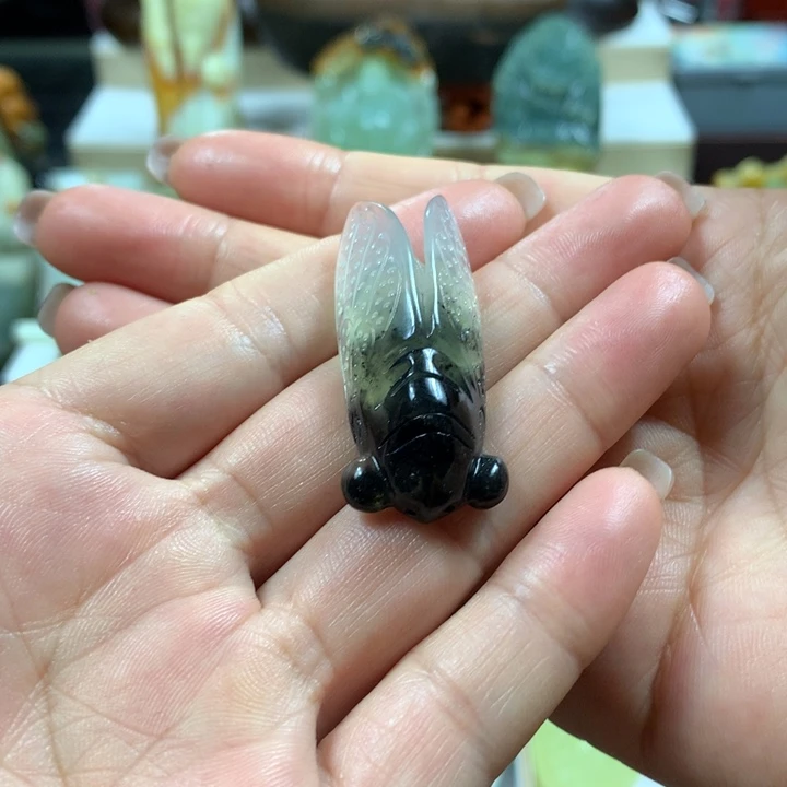 蛇纹石玉未镶嵌手把件