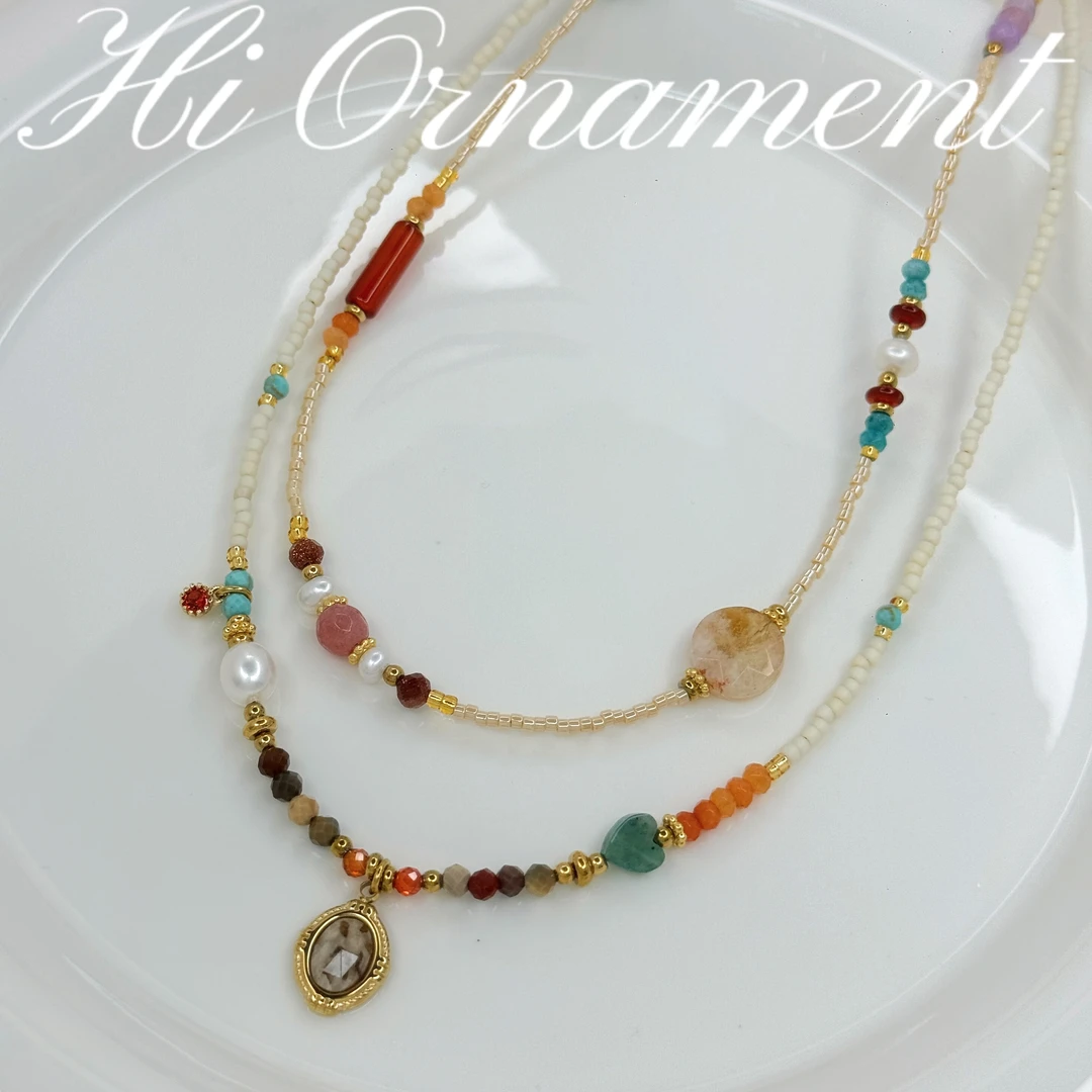 钛钢项链 【静影沉碧】女款2025年新款爆款氛围感配饰ins饰品项链