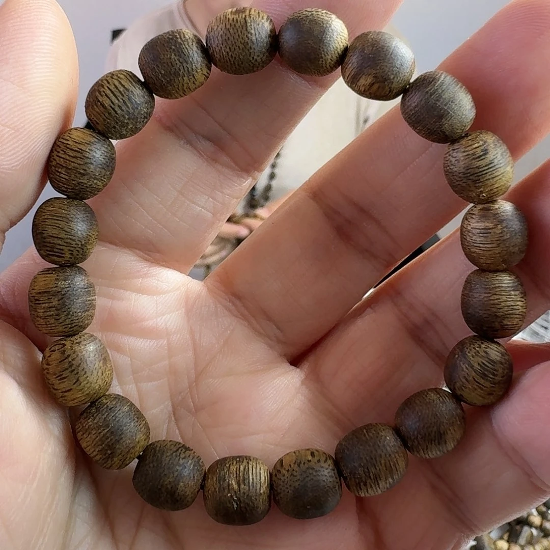 沉香手串奇楠枣珠单圈多样性发货