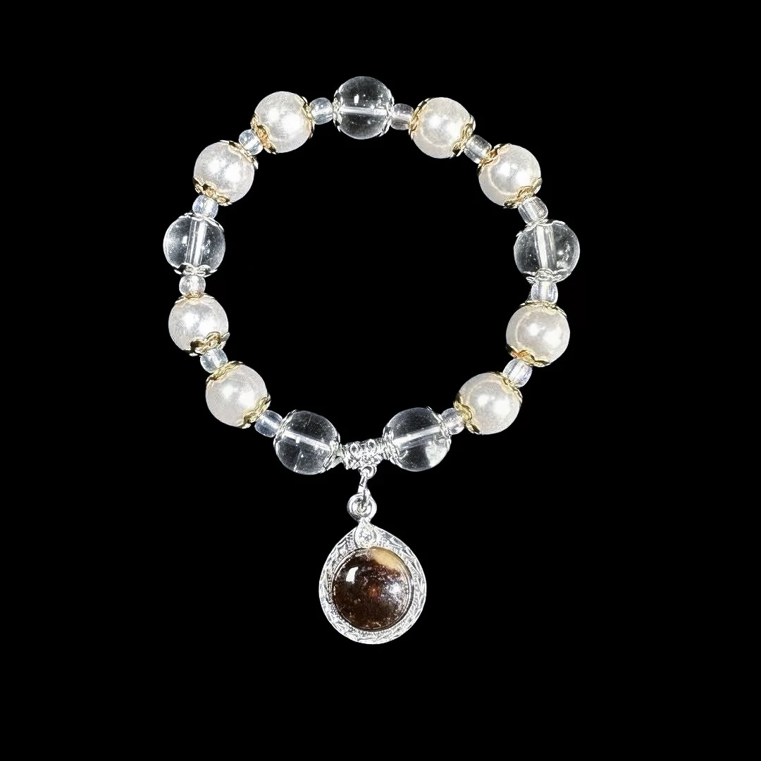 铜合金花岗石手链 哇啦巅倒塔固手链