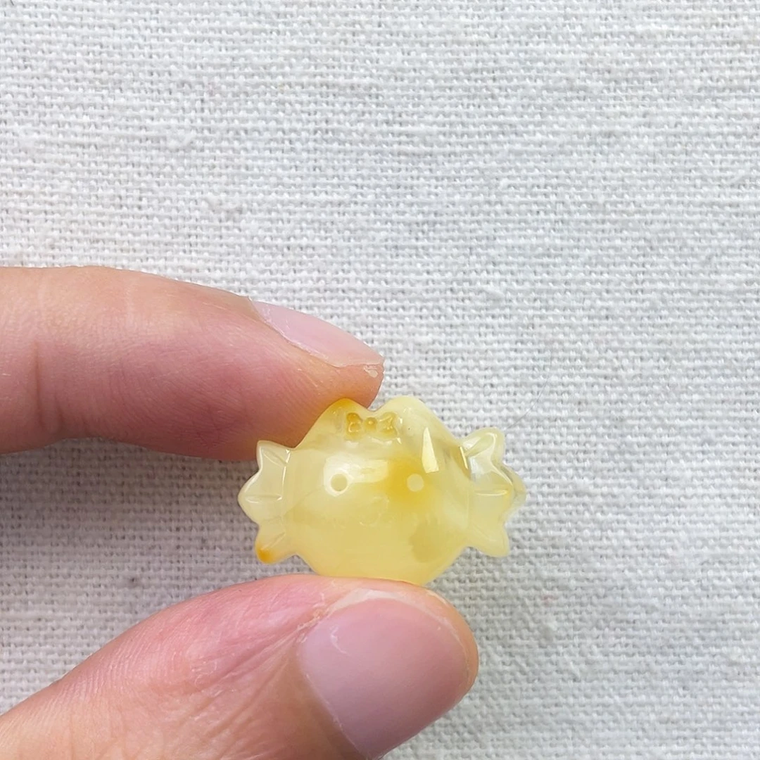 琥珀未镶嵌裸石糖果