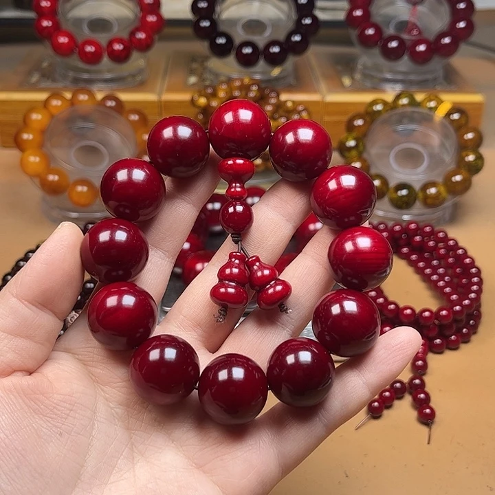 手***辉手串/手链贝壳杉（血龙木）