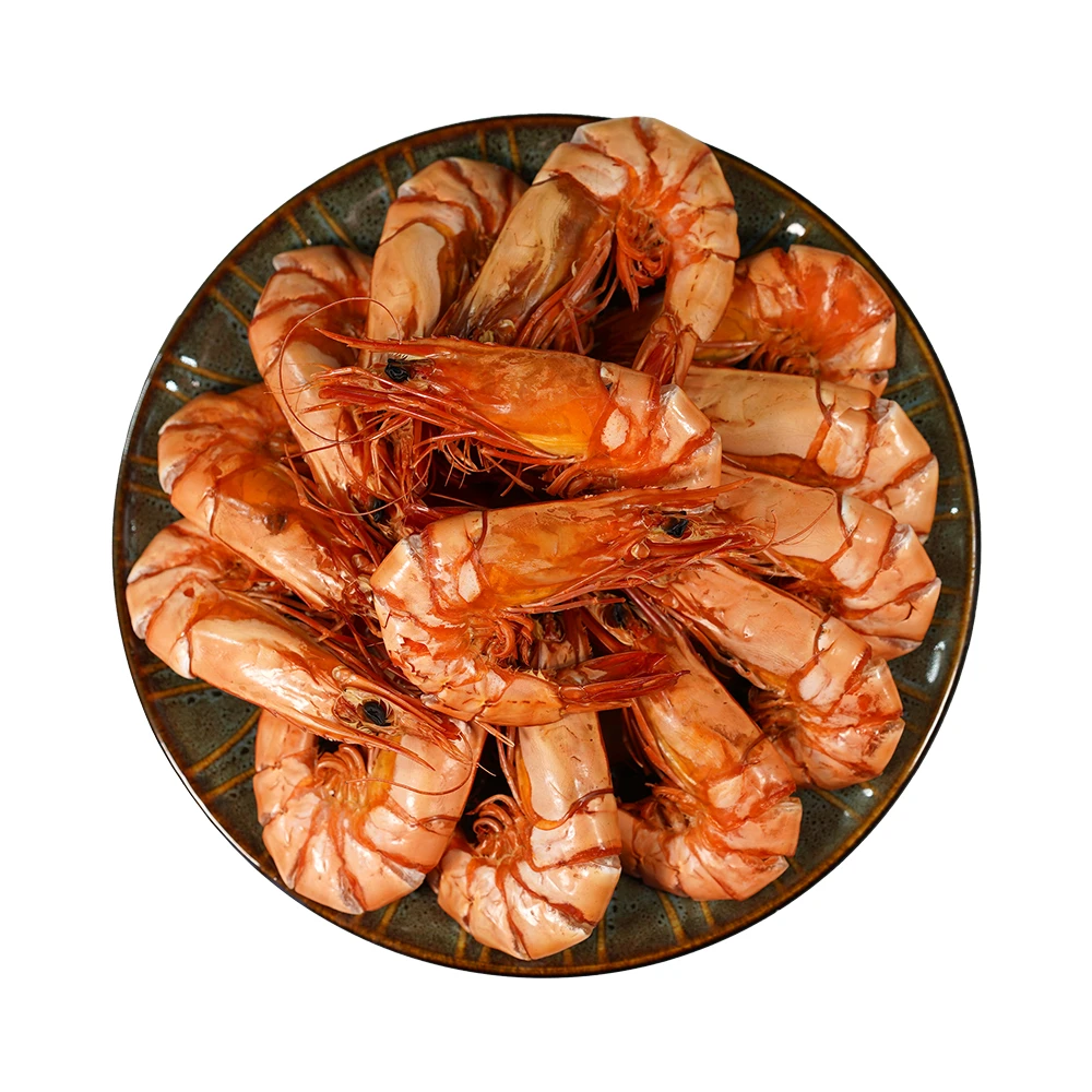 石浦特产九节虾干斑节虾干即食大虾海鲜零食500g（38-40只）