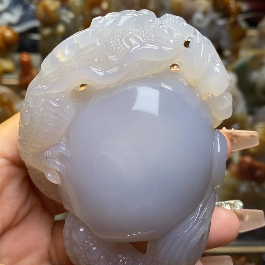 玛瑙/玉髓把件未镶嵌