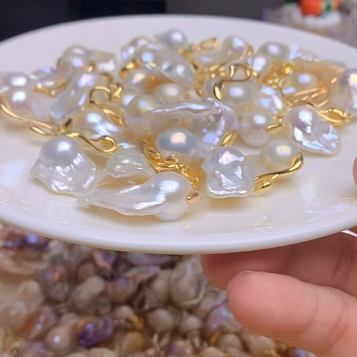 淡水珍珠银S925镶嵌颈饰605