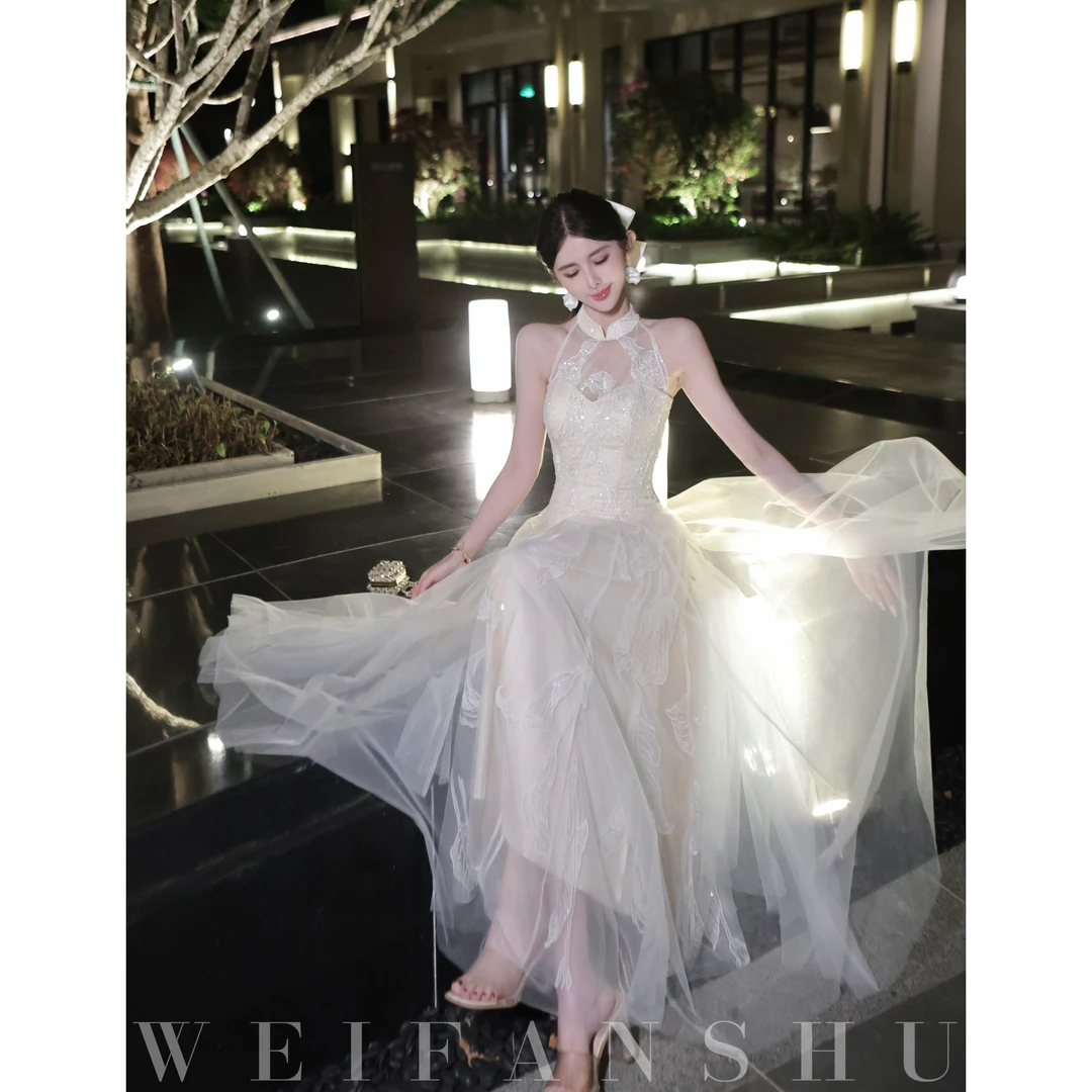 WEIFANSHU/魏凡舒【入梦芳华】新中式连衣裙两件套