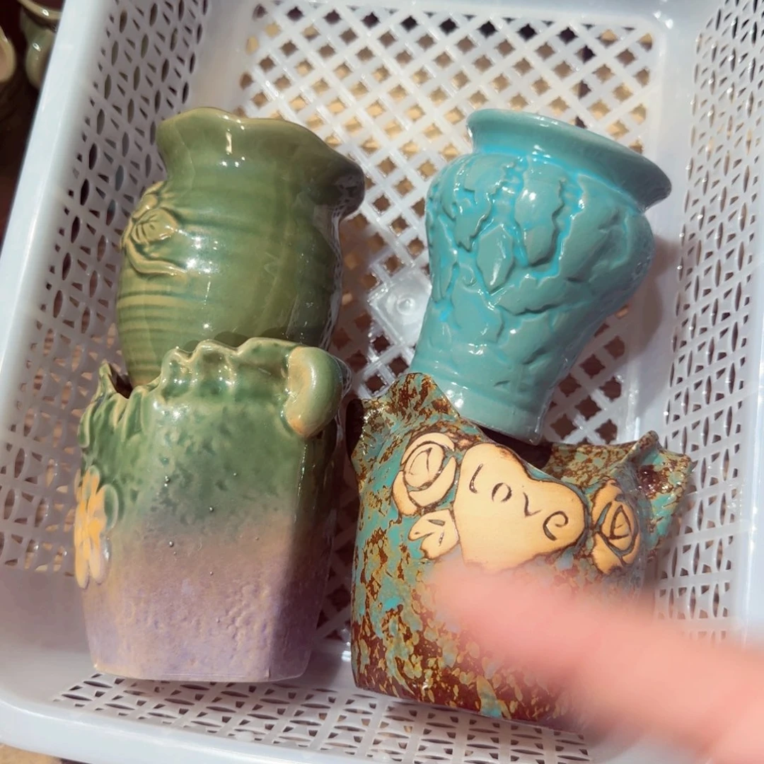 紫砂花盆粗陶盆醋