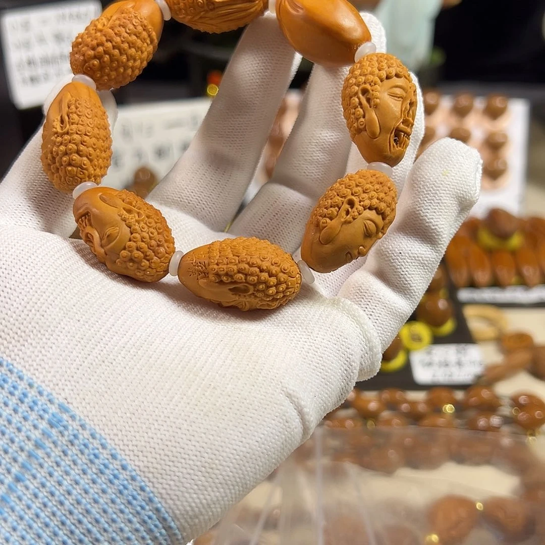 橄榄核手串/手链橄榄核雕刻手工艺品