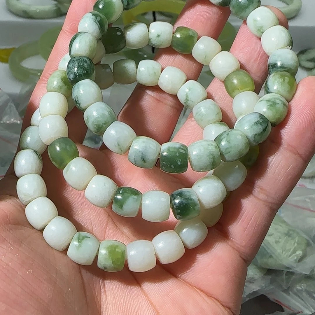 蛇纹石玉未镶嵌手串