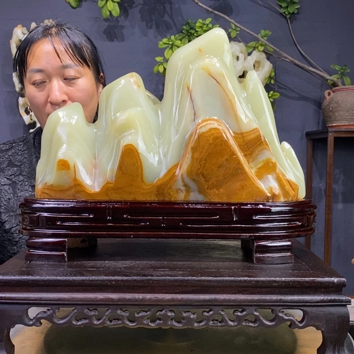 石材精品古青石摆件