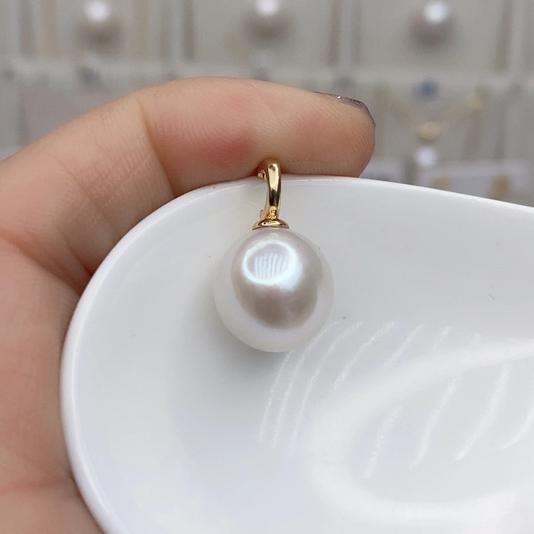 淡水珍珠颈饰银S925镶嵌