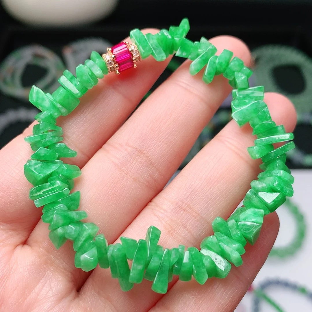 翡翠手链未镶嵌翡翠