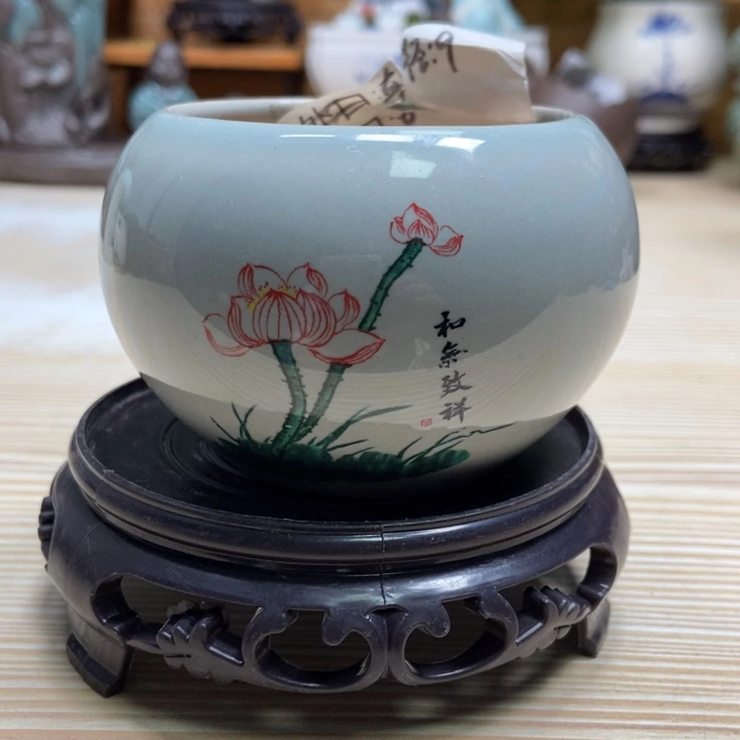 瓷片陶瓷花盆陶瓷艺术