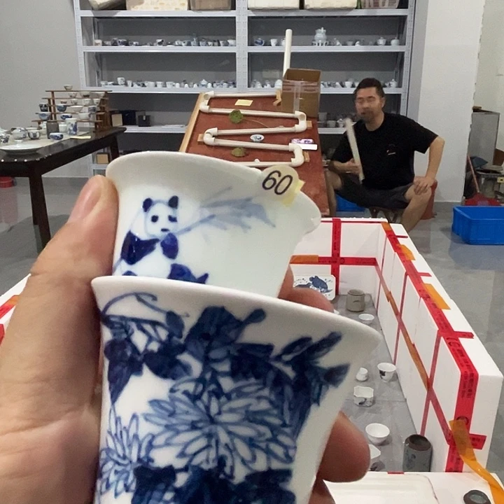 t***y景德镇手工手绘陶瓷茶具