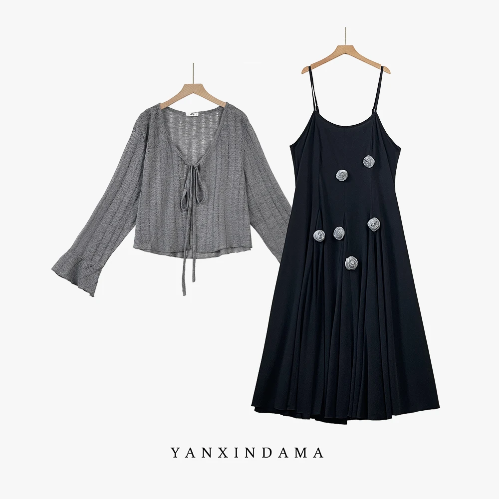 大码女装300斤胖MM中长款百搭INS风显瘦时尚套装10042