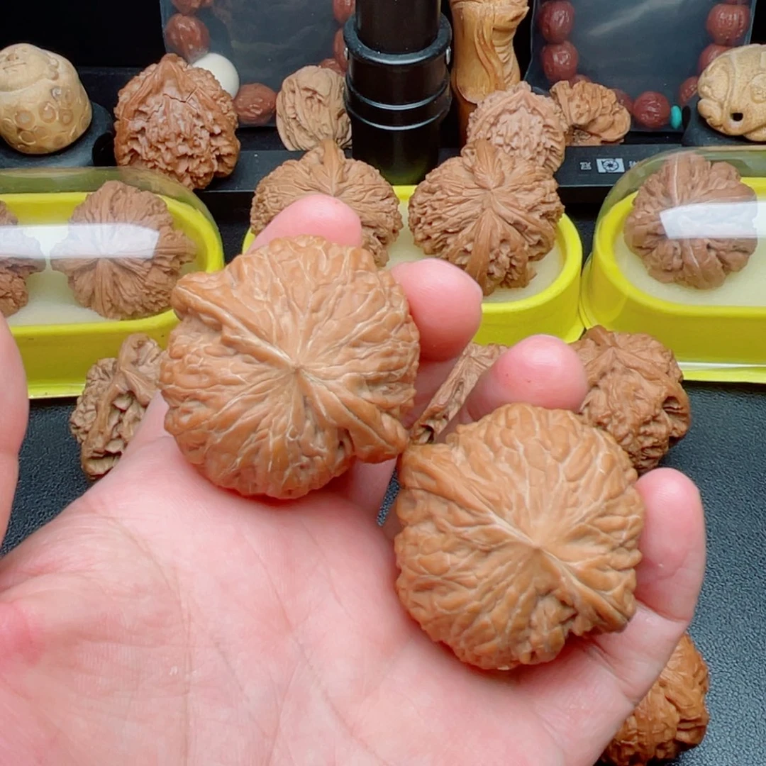 吊坠文玩核桃铁锤妹妹42×40×33