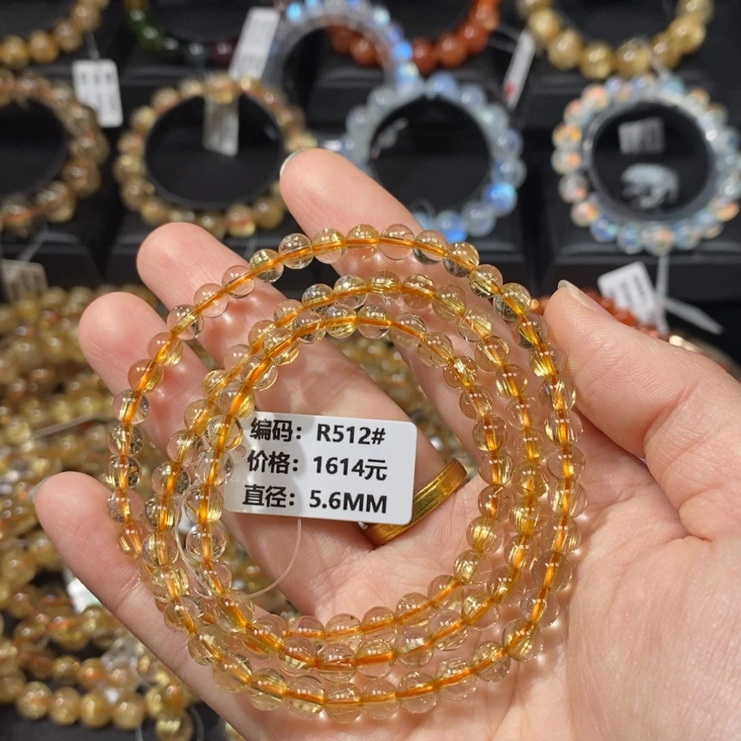 发晶手链未镶嵌R512#5.6mm