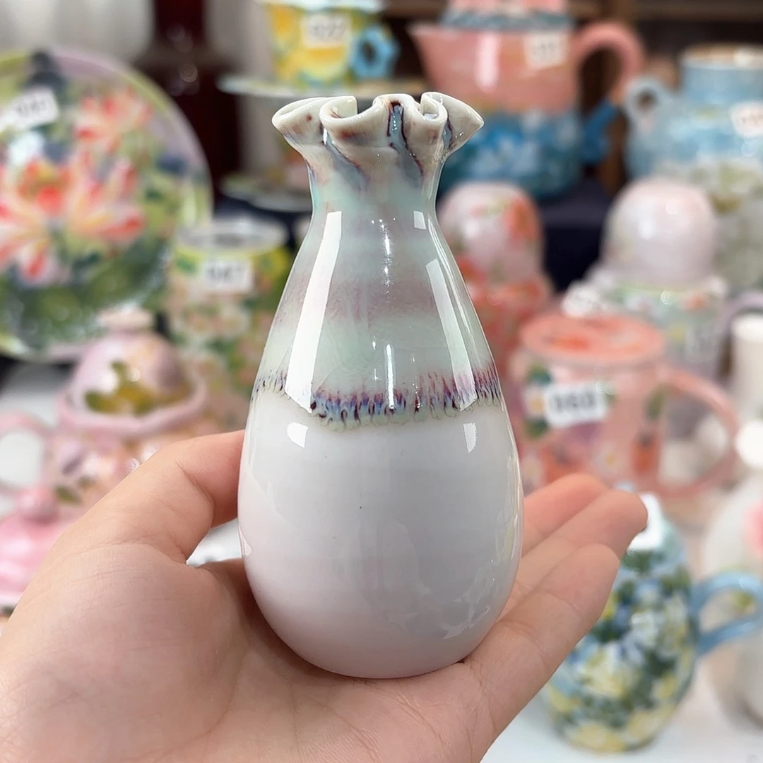 景德镇手绘高温釉下彩陶瓷茶具