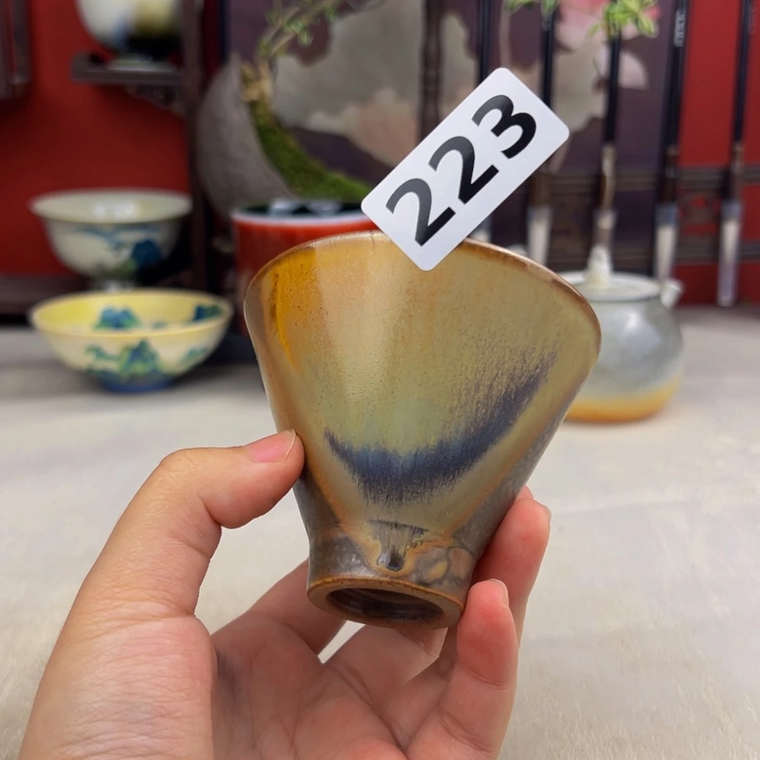 杯纯手工柴烧主人杯
