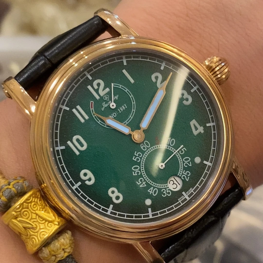 精钢瑞士爵丽动储全自动机械表