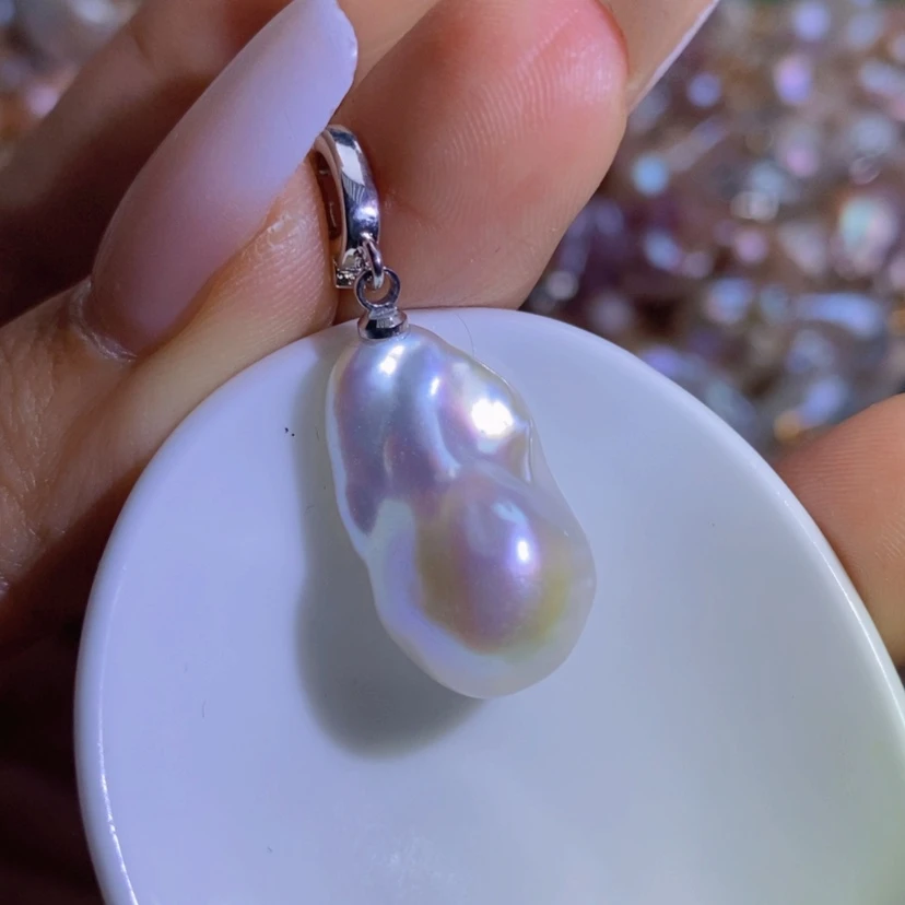 【闪购商品】淡水珍珠天然珍珠（微瑕）合金