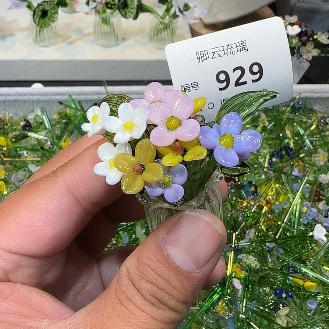 琉璃手工艺品929插花