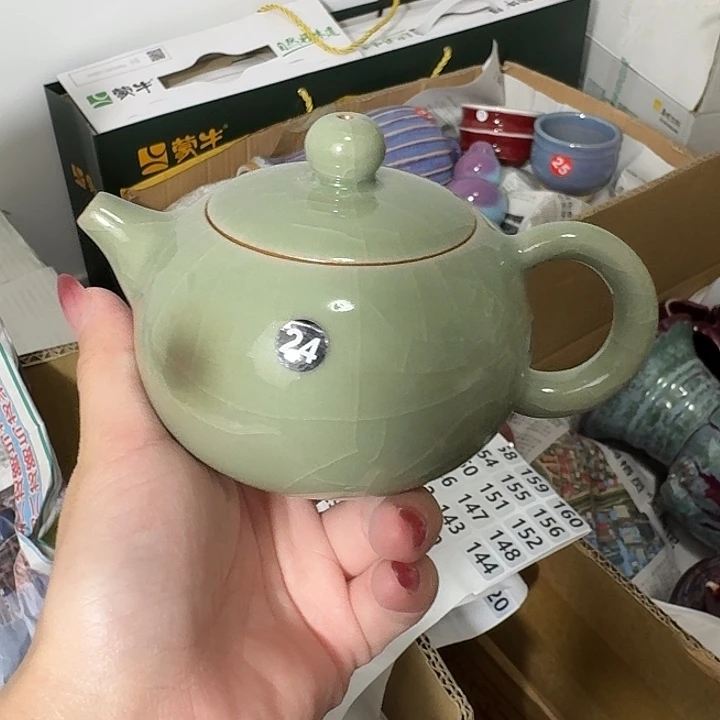 摆件陶郑家钧窑摆件微