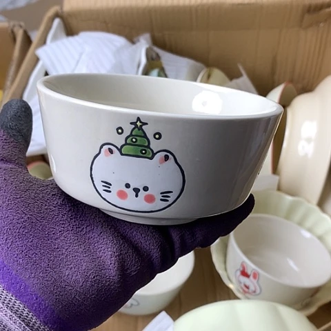 盘陶瓷制品满25拼单发货默认微瑕
