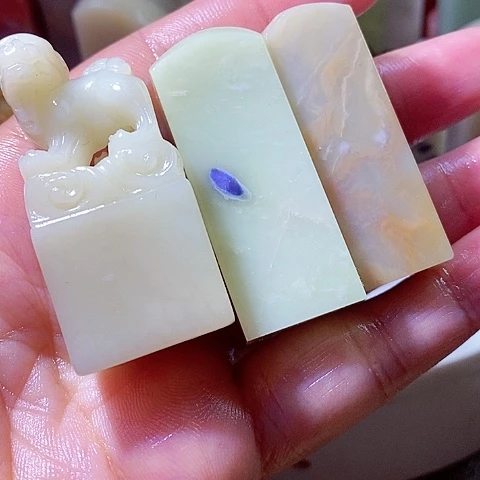 青田石写****师寿山石寿山石