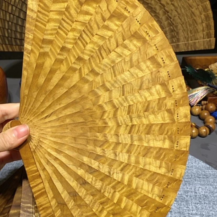 【闪购商品】金丝楠金丝楠木扇子