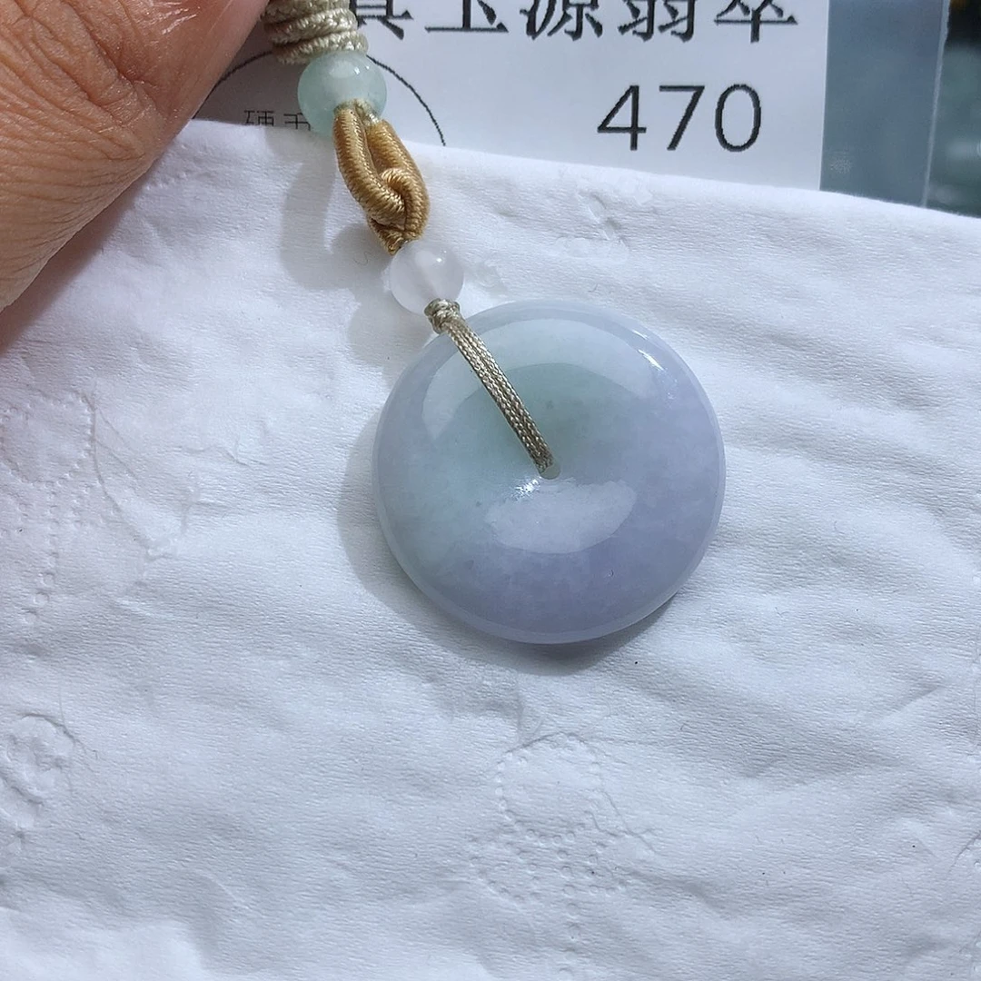 翡翠未镶嵌颈饰470
