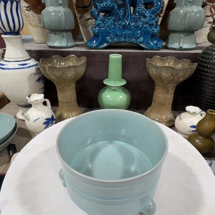 茶盏手工制作陶瓷摆件