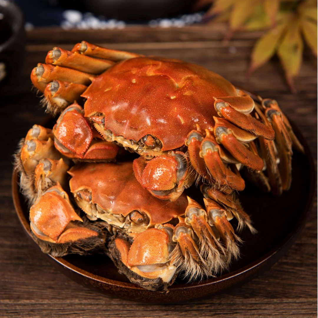 【活蟹】湖山农家大闸蟹2两母蟹 6只装 死蟹包赔