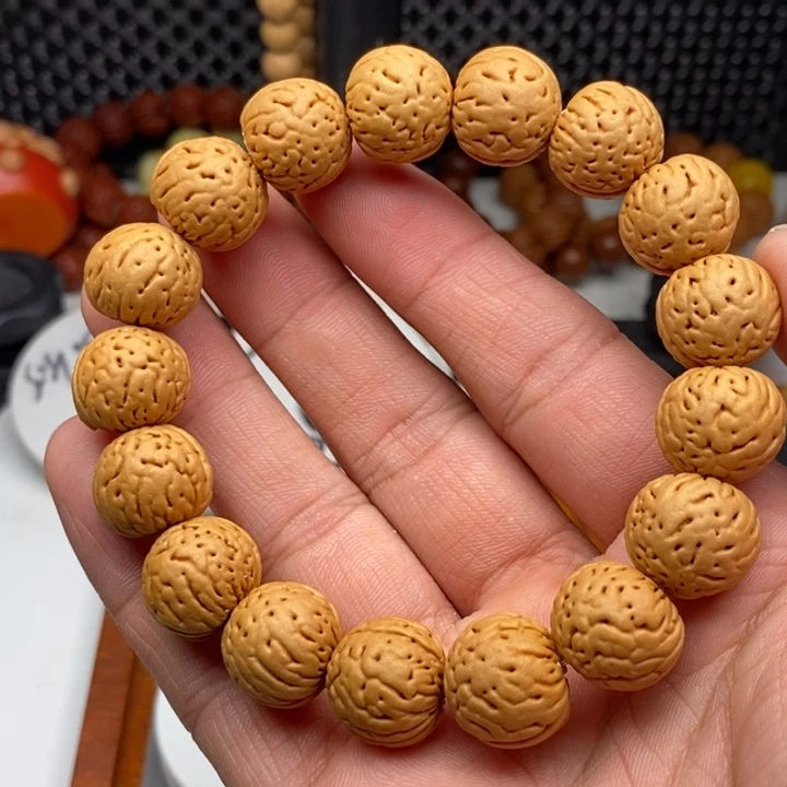 文玩核桃手串金丹桃核手串