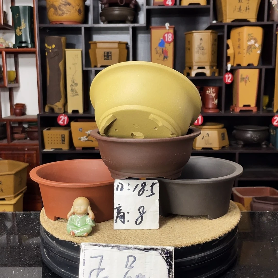 紫砂D-婉秋紫砂花盆