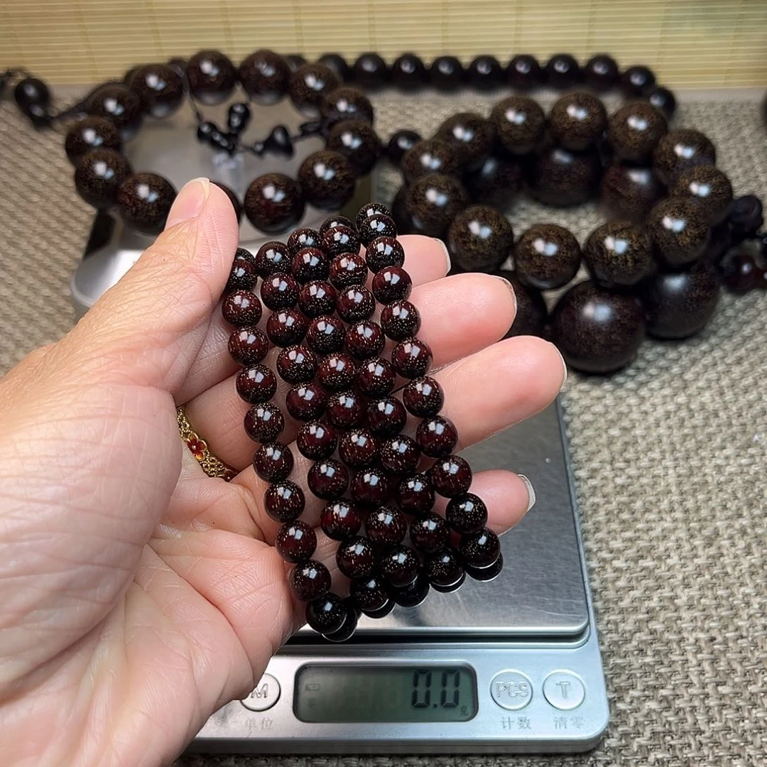 檀香紫檀（小叶紫檀）0.7 108颗 爆星