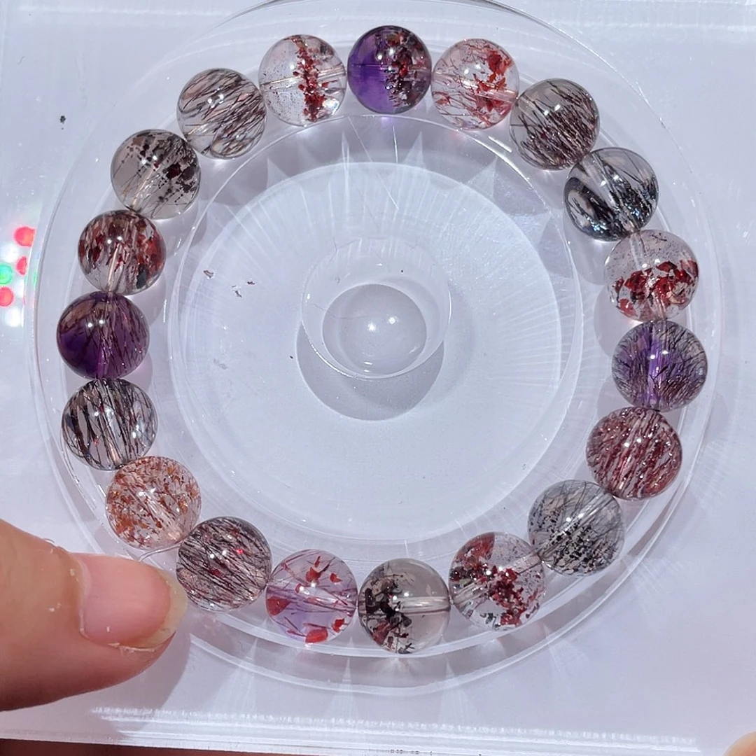 未镶嵌水晶手链彩霉毒液11
